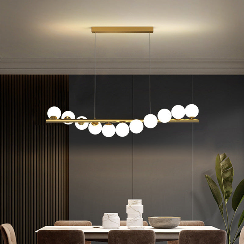 Dining Room Chandelier Creative 3D Long Chandelier