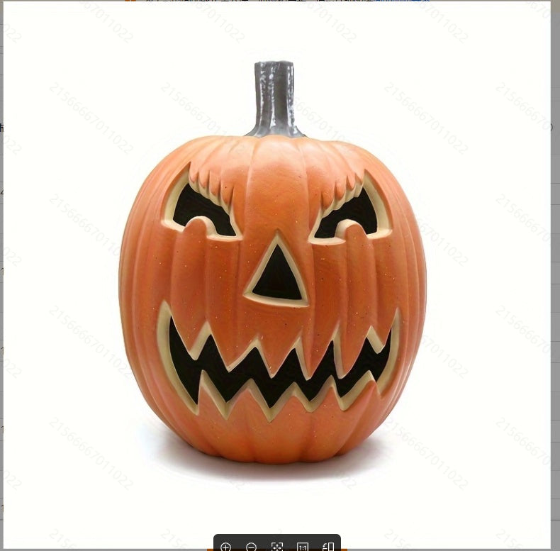 LED Pumpkin Lamp Lantern Decor Spoof Ghost Face Pumpkin Light Halloween Theme Party Home Indoor Outdoor Yard Garden Decoration