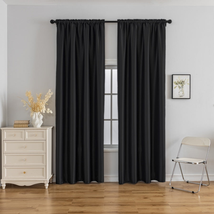 Factory Direct Sales Cross-border European And American Hot Plain High Precision Home Decoration Shading Curtain