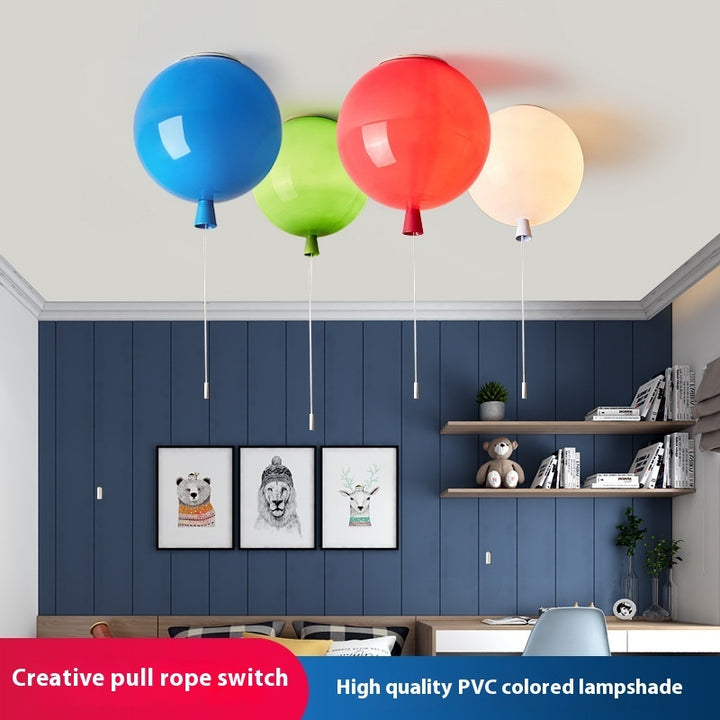 Colorful Children's Room Balloon Ceiling Light Minimalist Creative Bedroom Light