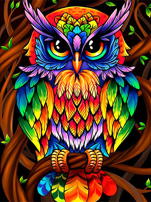 Home Decoration Owl Theme Diamond Painting