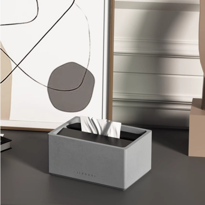 Nordic Instagram Style Creative Tissue Box Living Room Home Hotel Simple High-end Entry LUX Paper Extraction Box Decoration