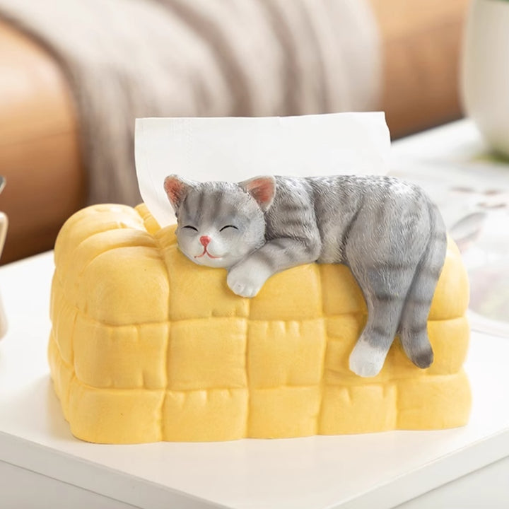 Cat Tissue Box Home Living Room Decoration