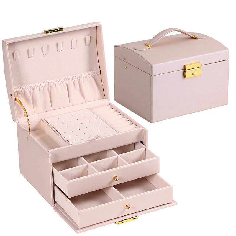 Three-layer Drawer Jewelry Box