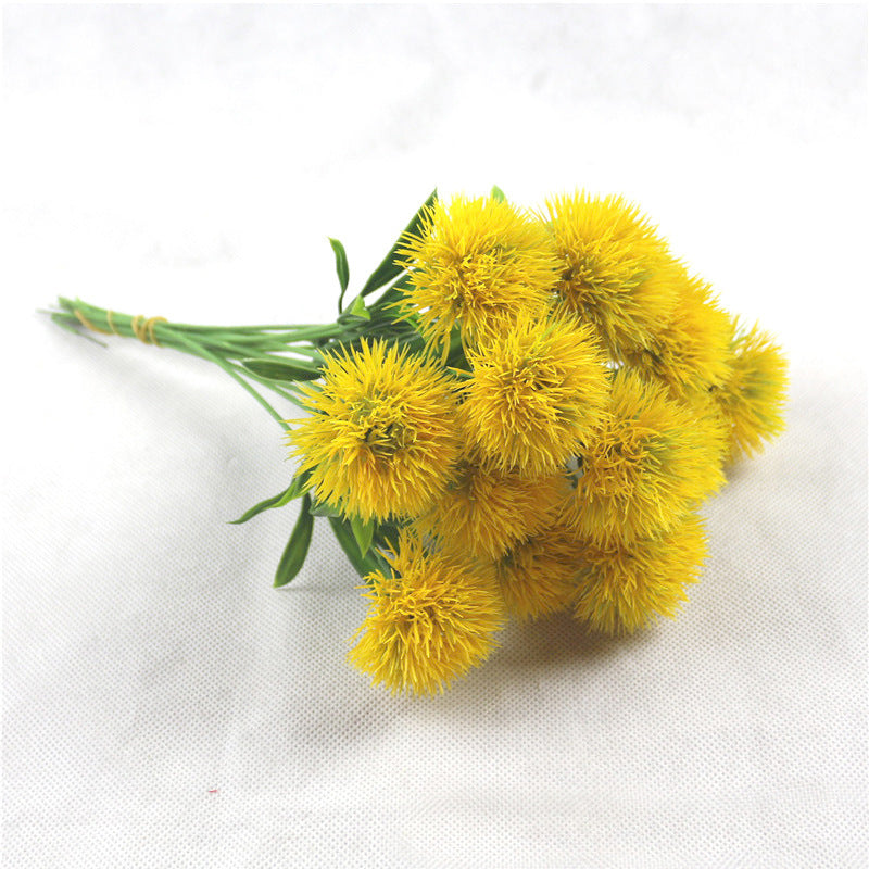 Single Artificial Dandelion Flower Plastic Home Decoration