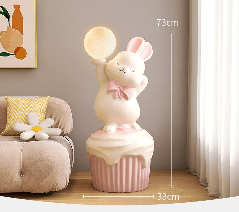 Rabbit Ornament Bedside Pat Lamp Home Decoration