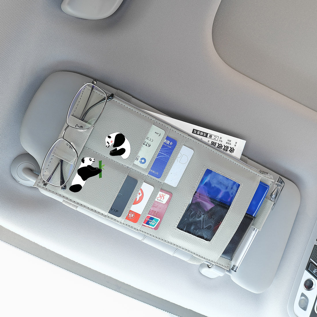 Multifunctional Car Sun Visor Storage Bag