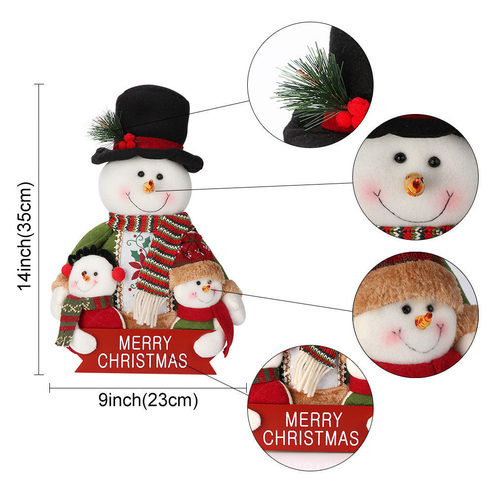 Christmas Decoration Supplies Home Decoration Christmas Gift Santa Claus Snowman Ornaments