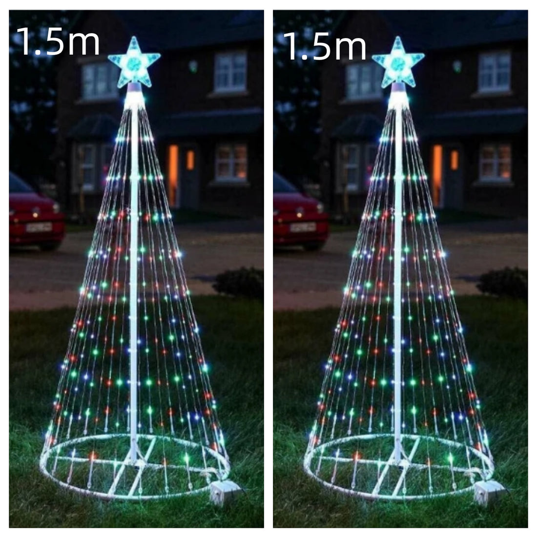 Animated Outdoor Christmas Tree Lights Christmas Garden Decorations