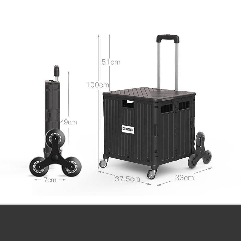 Fashion Folding Trolley Shopping Storage Trolley