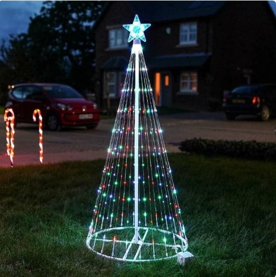 Animated Outdoor Christmas Tree Lights Christmas Garden Decorations