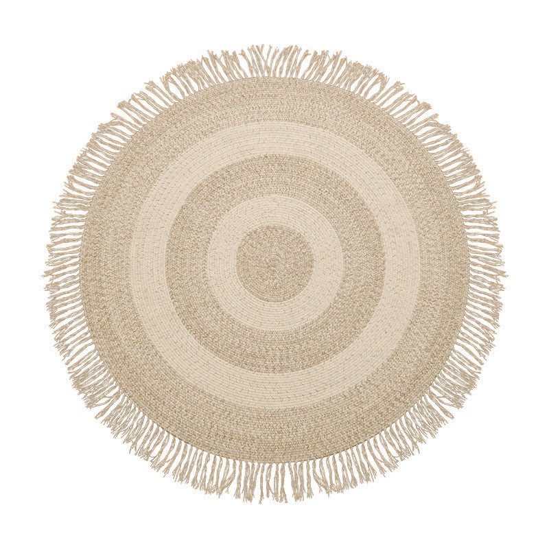 Handmade Natural Wool Living Room Milk White Modern Simple And Light Luxury Home Bedroom Bedside Calligraphy Carpet