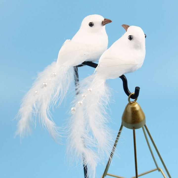 Artificial Feather Bird Home Decoration Foam Crafts