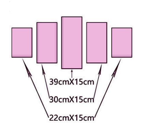 Sunset Elephant Full Diamond Five-piece Diamond Painting DIY Cross Stick-on Crystals Home Decoration