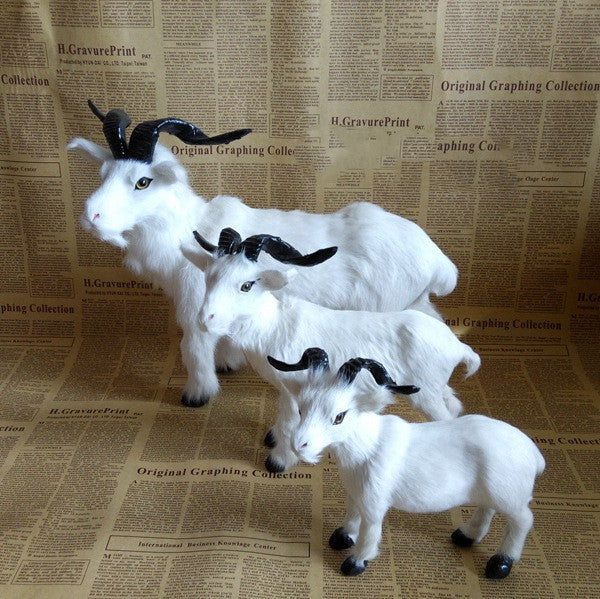 Simulation Goat Ornaments Home Animal Decoration Crafts