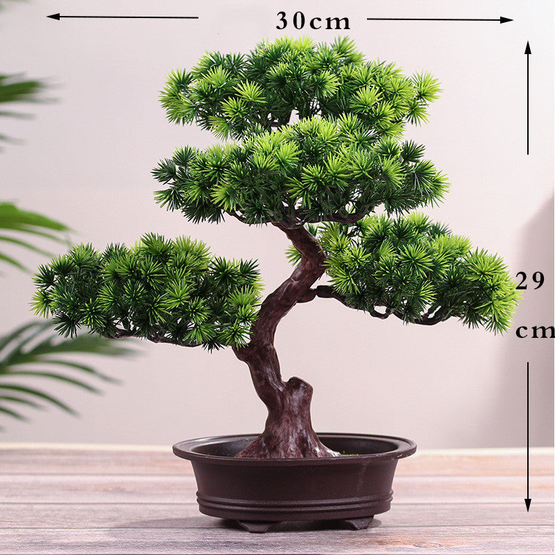 Bonsai Ornaments Fake Tree Potted Plants