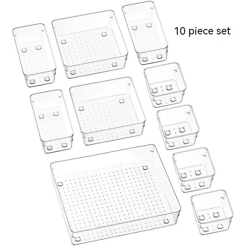 Household Plastic Transparent Drawer Storage Box