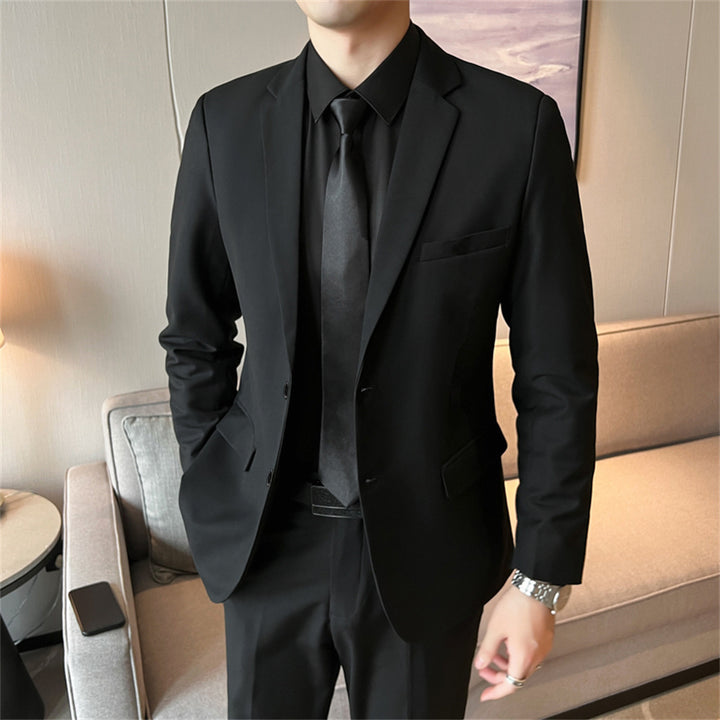 Men's Jacket Slim Fit Suit Casual Korean Youth Plus Size Best Man Suit Only