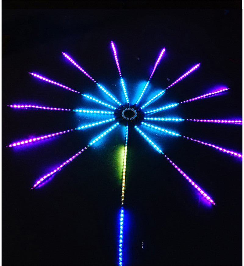 LED Voice-activated Marquee Fireworks Light Full-color Decorative
