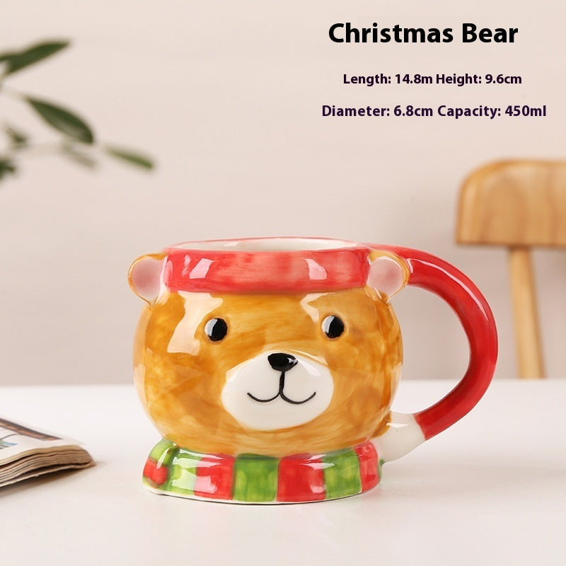 Creative Christmas Gift Ceramic Water Cup