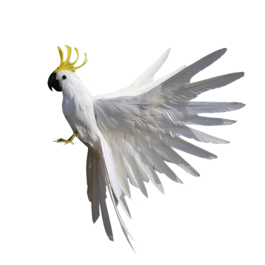 Simulation Feather Parrot Ornament Home Decoration