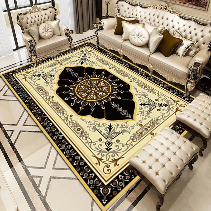 Modern Living Room Rug Sofa Coffee Table Cushion