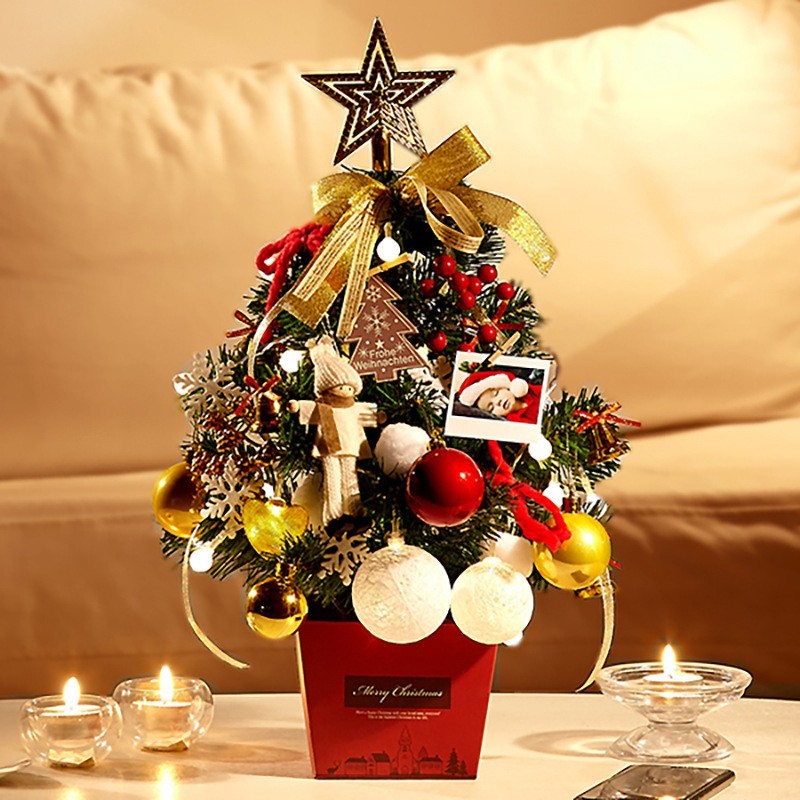 Desktop Small Christmas Tree Home Decoration Ornaments