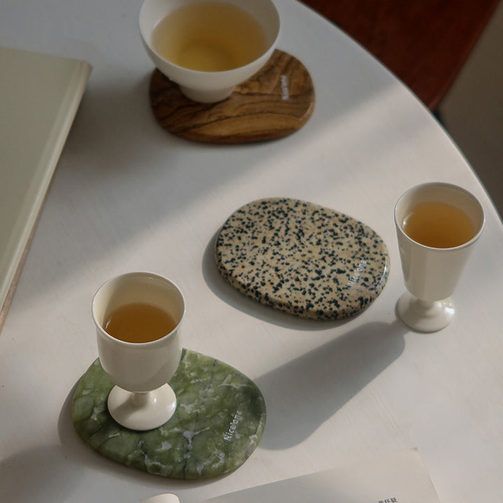 Natural Stone Coaster Home Dining Table Decoration