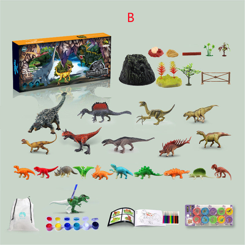 Static Dinosaur Tyrannosaurus Ancient Model Gift Box