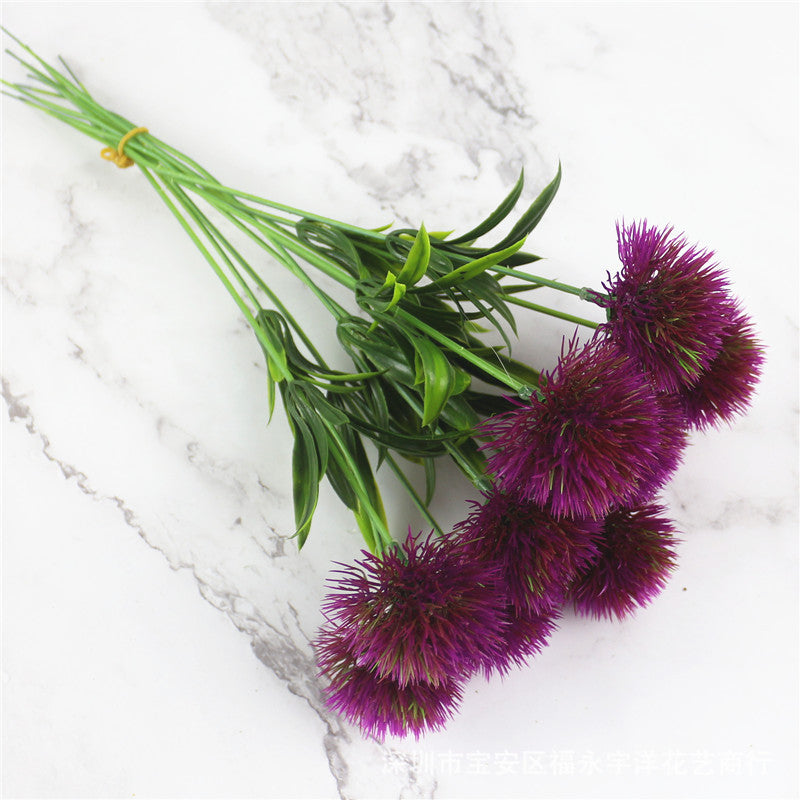 Single Artificial Dandelion Flower Plastic Home Decoration