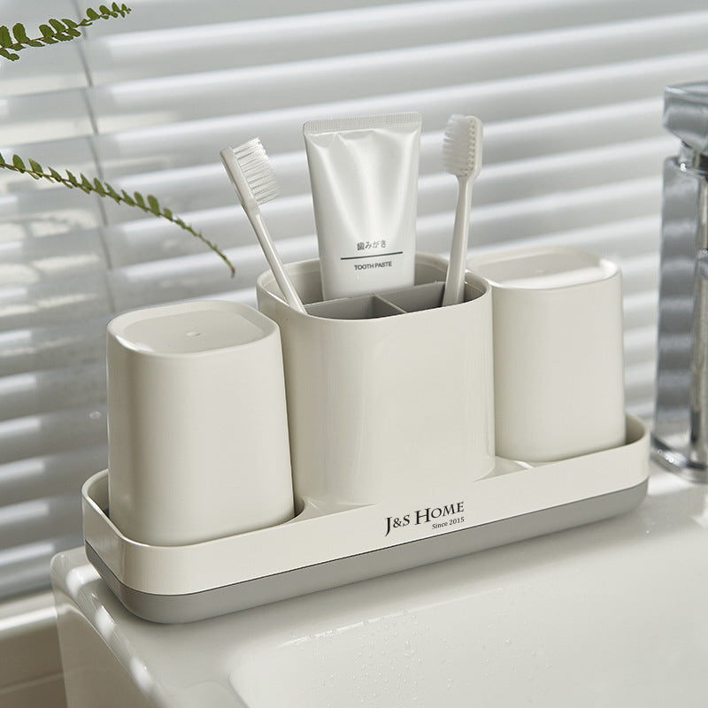 Stylish Bathroom Storage Desktop Toothbrush Holder