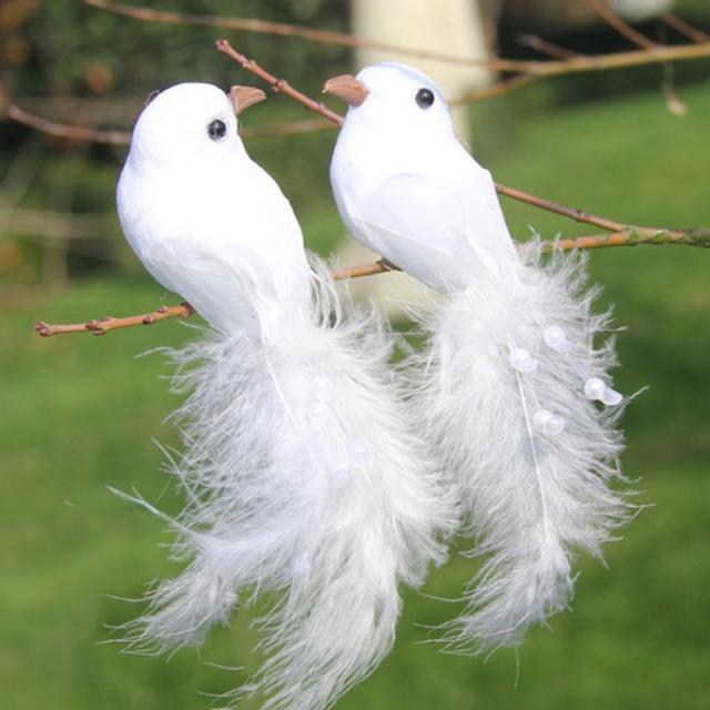 Artificial Feather Bird Home Decoration Foam Crafts