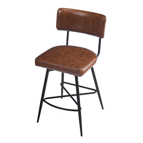 26 Inch Retro Rotating Bar Stool 2-piece Set