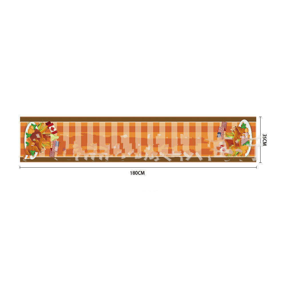 Venue Layout 180x35cm Table Runner Flag