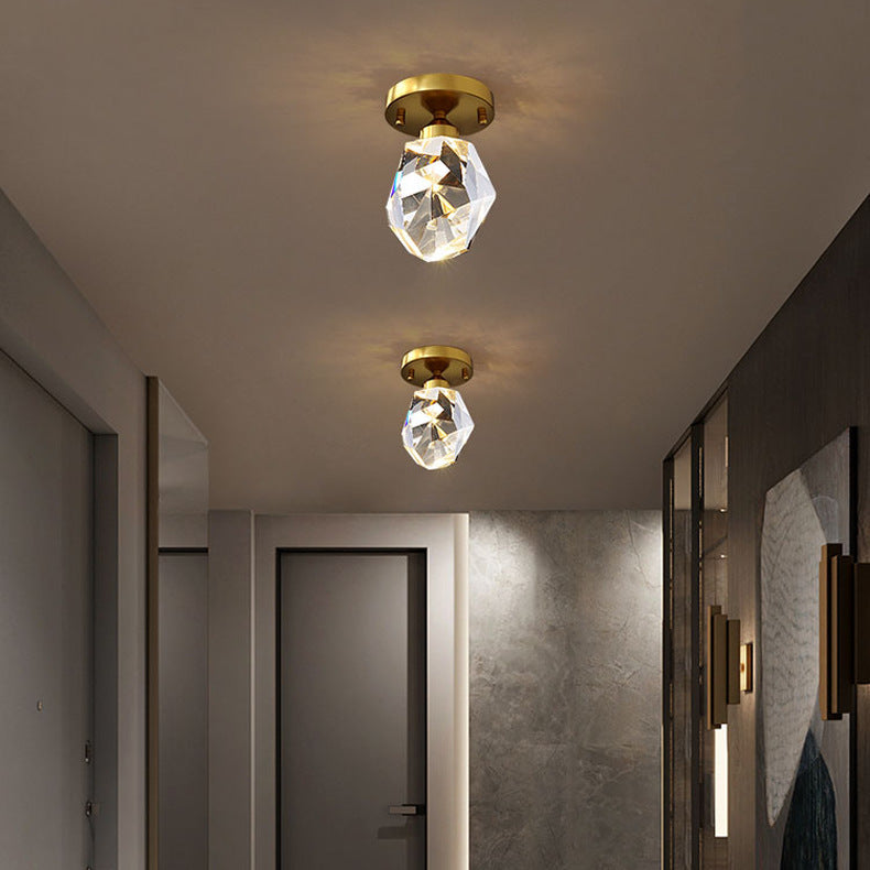 Crystal Aisle Ceiling Light Luxury