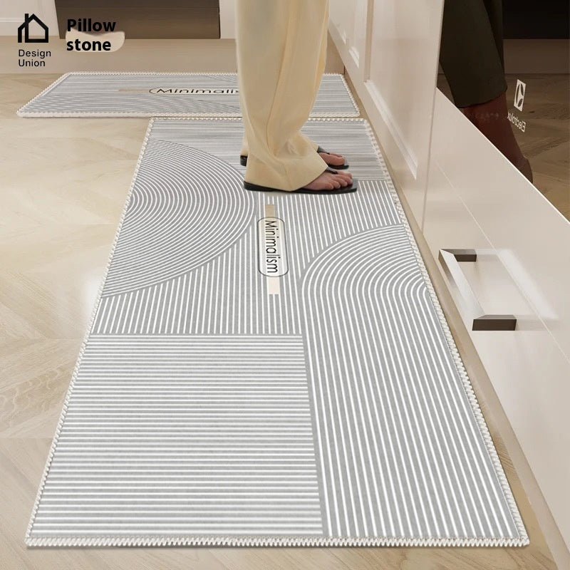 Non-slip Stain-resistant Floor Mat Household Washable Erasable Carpet Can Be Cut