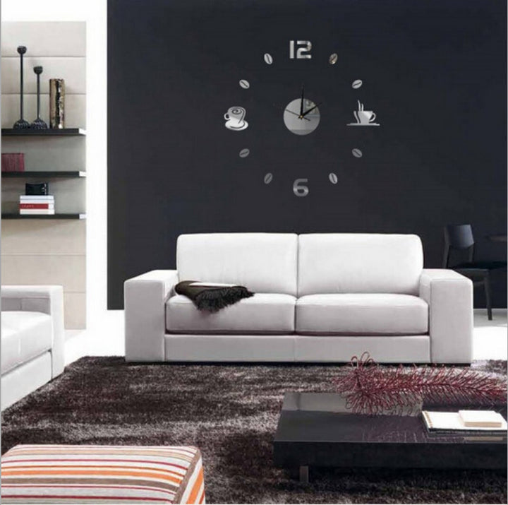 Home Decoration Acrylic Clock Digital Wall Clock