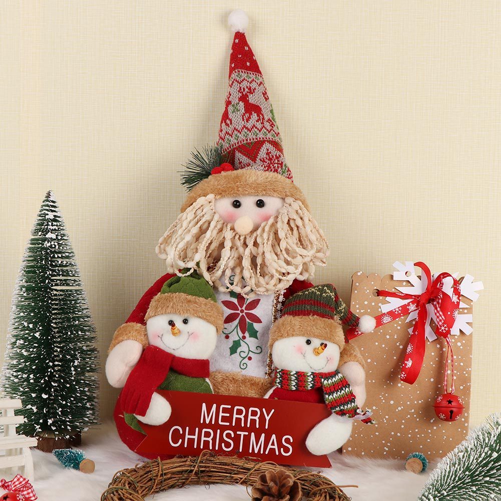 Christmas Decoration Supplies Home Decoration Christmas Gift Santa Claus Snowman Ornaments