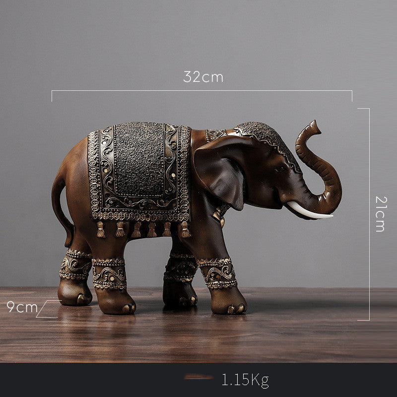 Elephant Resin Decoration Creative Home Living Room Office Desktop Wine Cooler