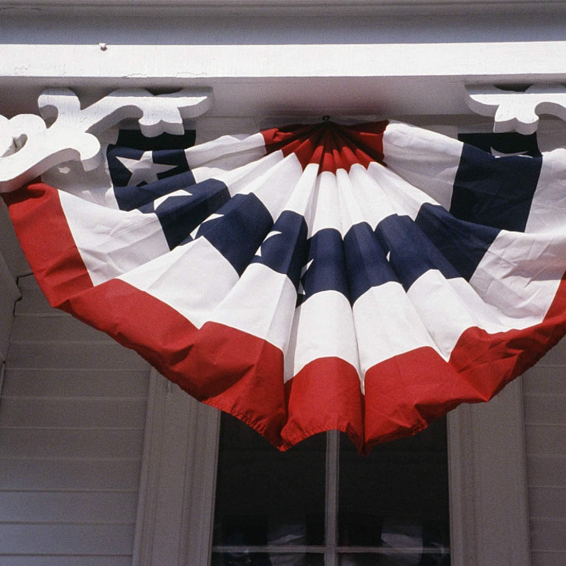 American Independence Day Decorations Pleated Semicircle Flag Outdoor