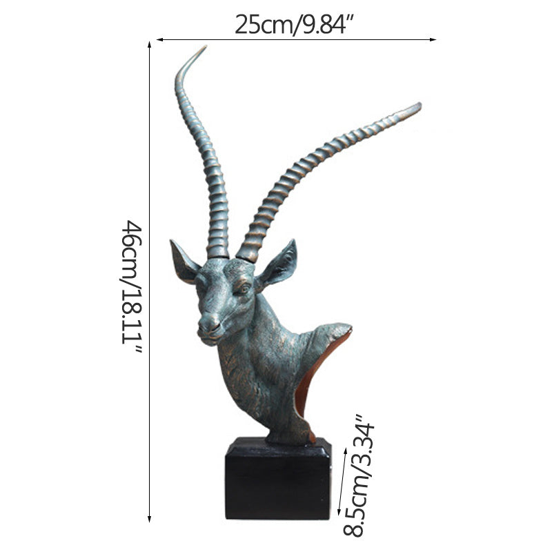 Antelope Head Ornaments Creative Abstract Home Decoration