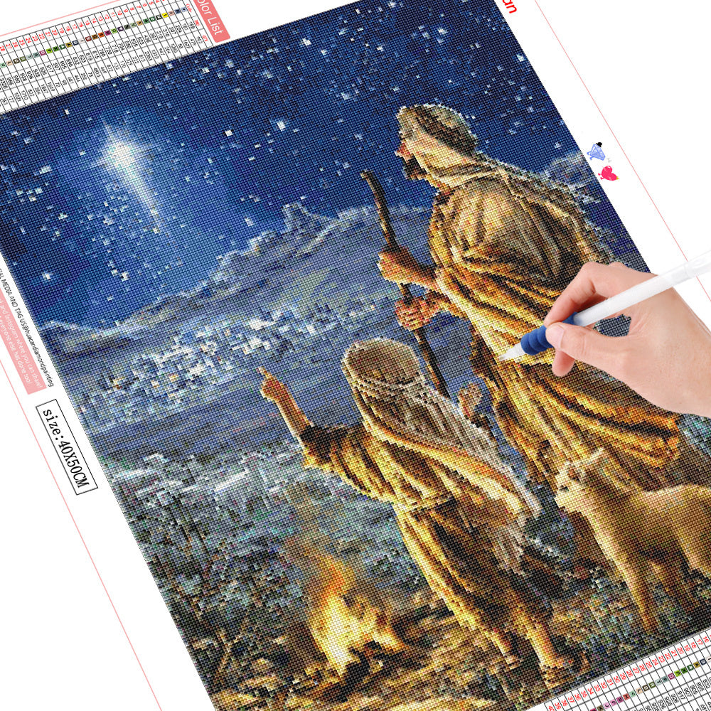 Diamond Painting Portrait Star Mosaic Craft