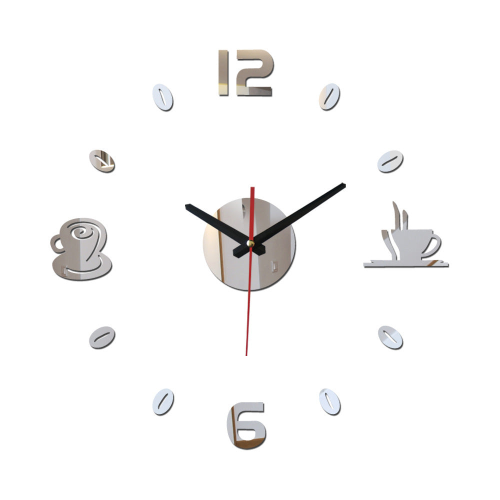 Home Decoration Acrylic Clock Digital Wall Clock