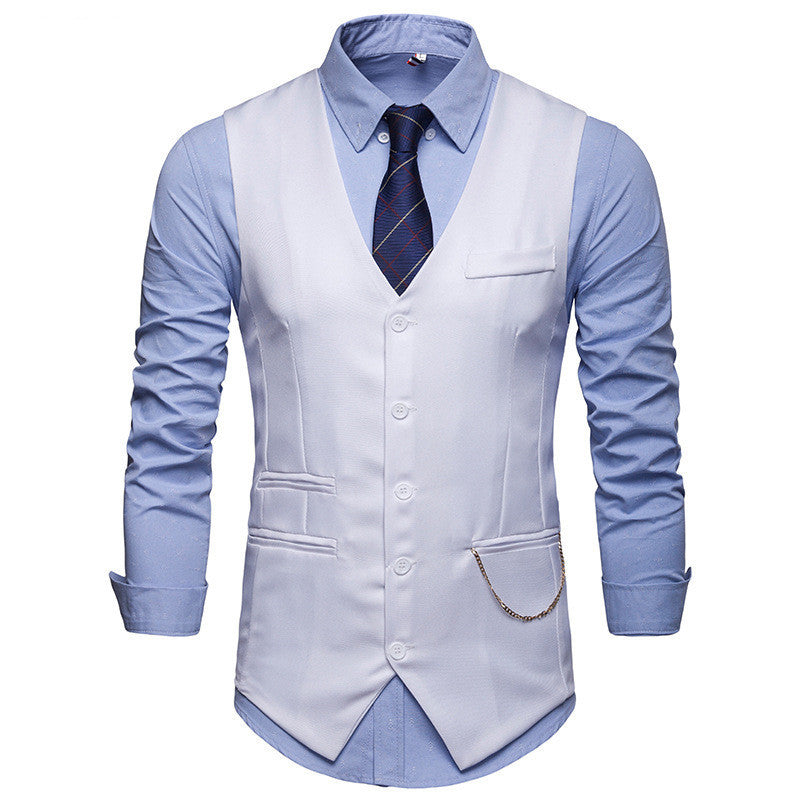 Men's Jewelry With Nightclub Suit Vest Coat