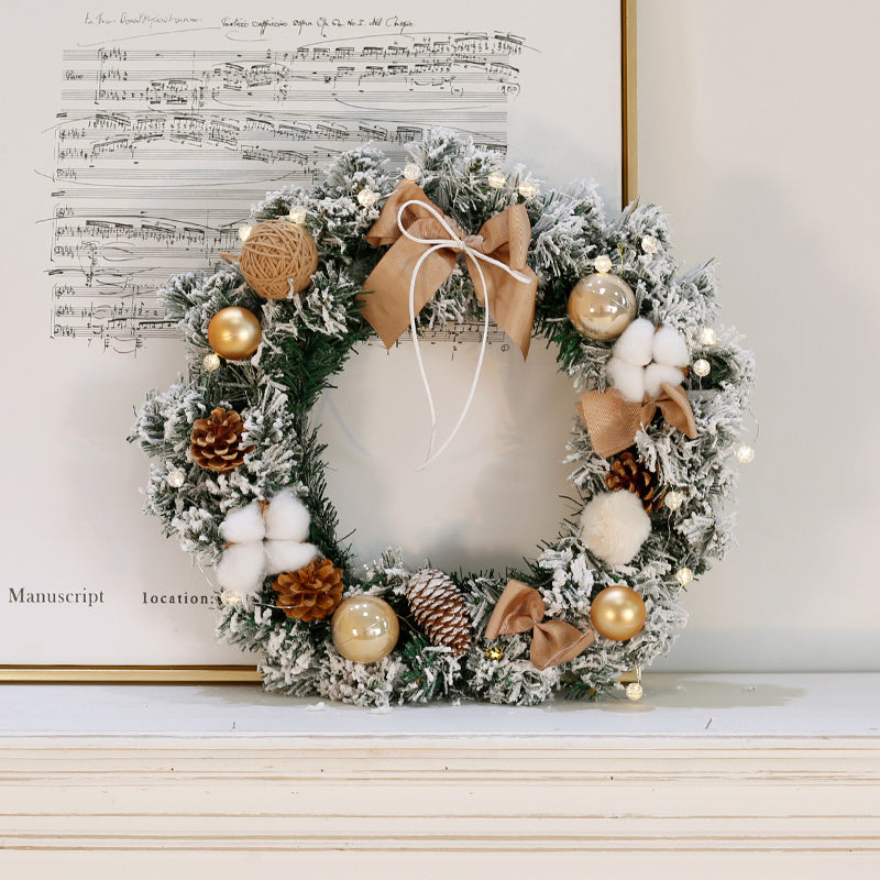 Home Small Desktop Ornament Christmas Decoration Wreath