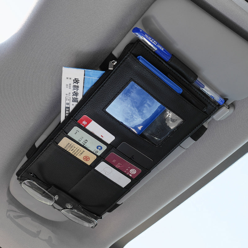 Multifunctional Car Sun Visor Storage Bag