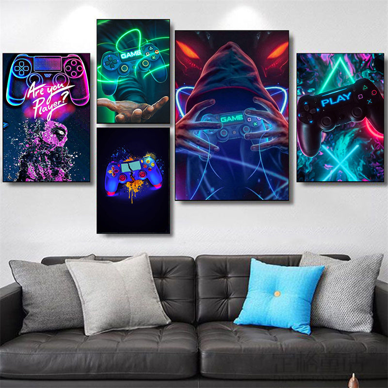 Fashion Home Bar Internet Cafe Wall Decoration Graffiti Wall Art Poster