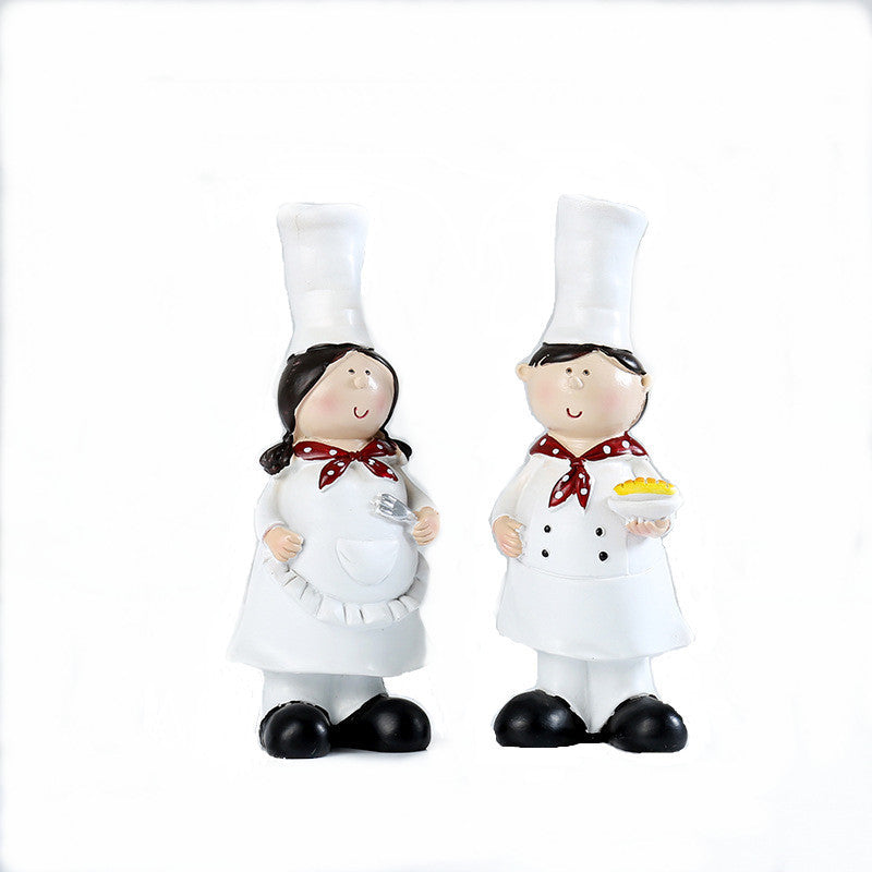 Creative Chef Ornament Home Decoration Resin Craft