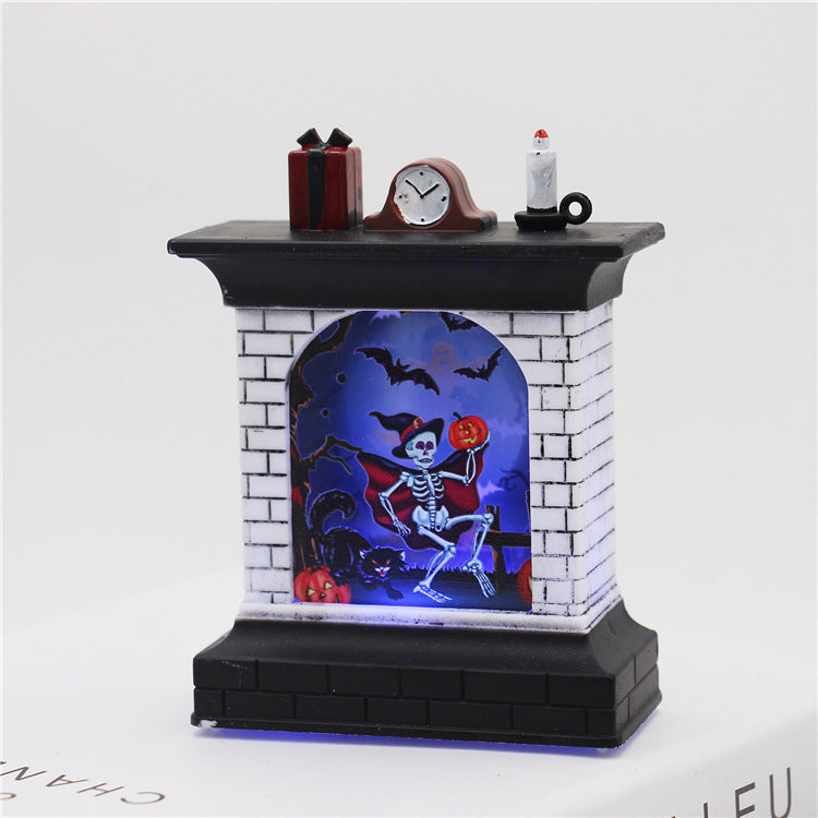 Halloween Pumpkin Light Lamp Door Room Decoration LED Lantern Party Home Props Houses Christmas Garland Fairy Holiday Lamp