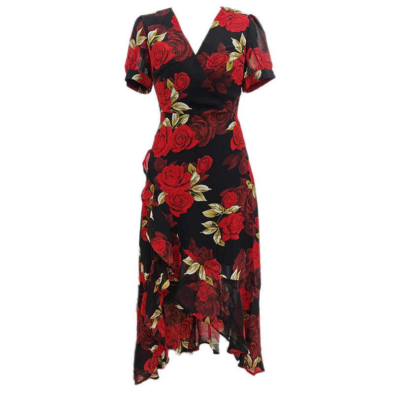 Floral Light Luxury Slim Dress